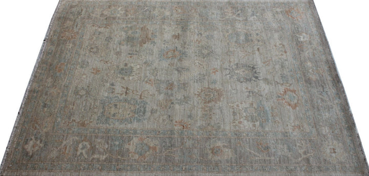 Vintage 4'10x6'6 Ft Turkish Oushak Rug - Hand Knot Soft Wool Rug - Muted Color Rug - 5x7 Office Rug - Home Decor Rug - Small Living Room Rug-San Francisco Rugs--San Francisco Rugs