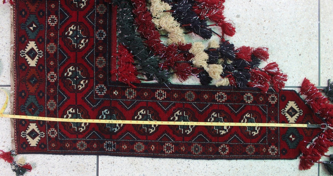 Vintage Wall Hanging Rug - 4.2x4.6 ft Handmade Rug - Hand knotted Wool, Wall Decoration Rug - Hanging Rug For Entry Door-San Francisco Rugs--San Francisco Rugs