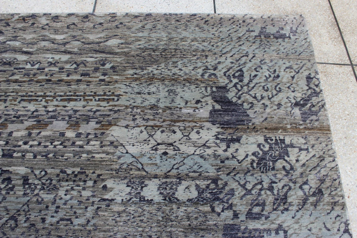 9X12 ABSTRACT MODERN DESIGN HAND KNOTTED RUG-San Francisco Rugs--San Francisco Rugs
