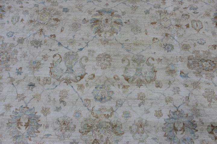 15X22 FT MUTED HAND KNOTTED VINTGE OUSHAK RUG-San Francisco Rugs--San Francisco Rugs