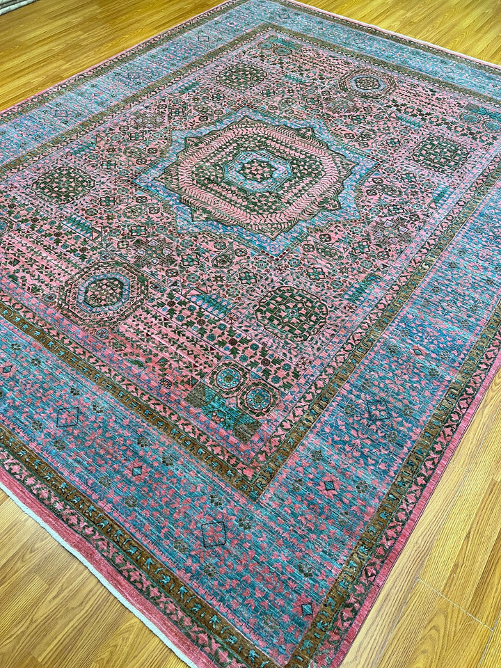 8X10 PINK MAMLUK HIGH QUALITY HAND KNOTTED RUG-San Francisco Rugs--San Francisco Rugs