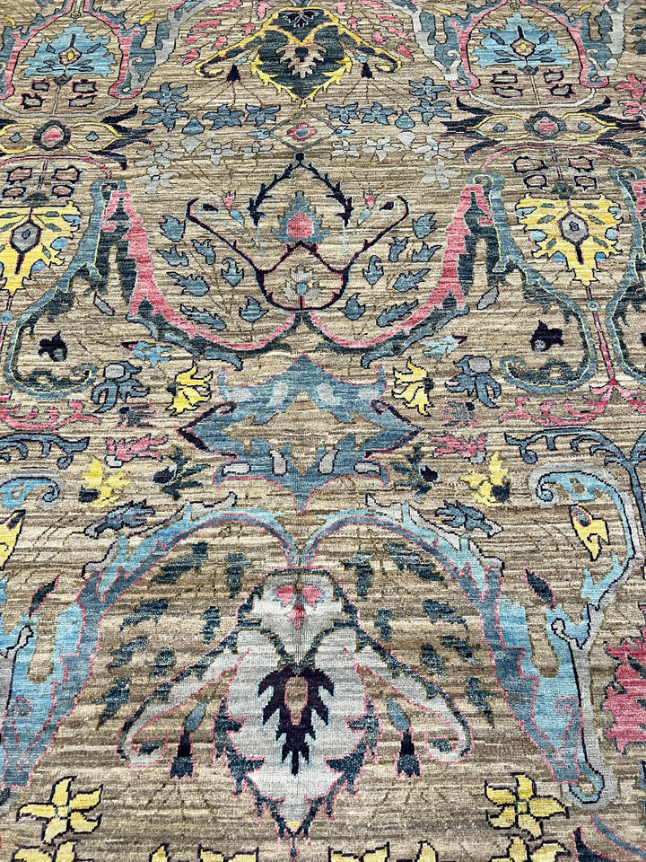 10x14 GREY BIJAR HAND KNOTTED AFGHAN RUG-San Francisco Rugs--San Francisco Rugs