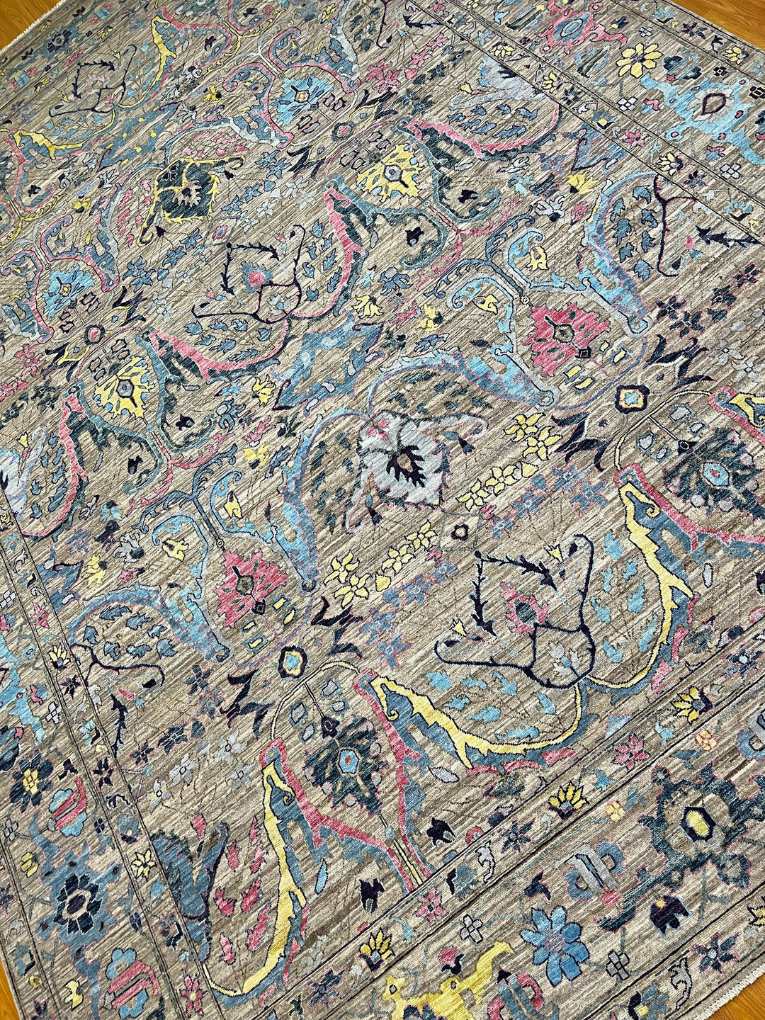 10x14 GREY BIJAR HAND KNOTTED AFGHAN RUG-San Francisco Rugs--San Francisco Rugs
