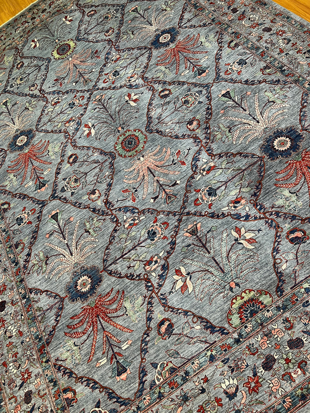 10x14 GREY MOGUL DEISGN HAND KNOTTED RUG-San Francisco Rugs--San Francisco Rugs