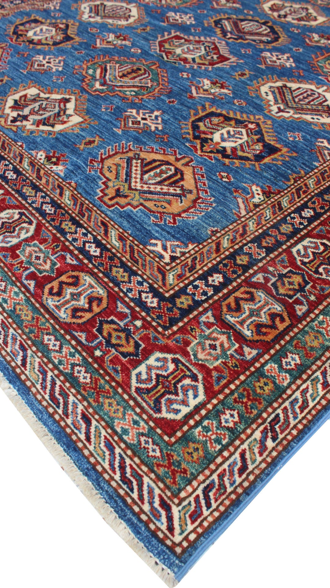Tribal 6x9 Ft Hand Knotted Tribal Rug - Nomadic Shirvan Rug - Soft Wool Rug - Area Rug For Bedroom, Office, Living Room - Home Decor Rugs-San Francisco Rugs--San Francisco Rugs