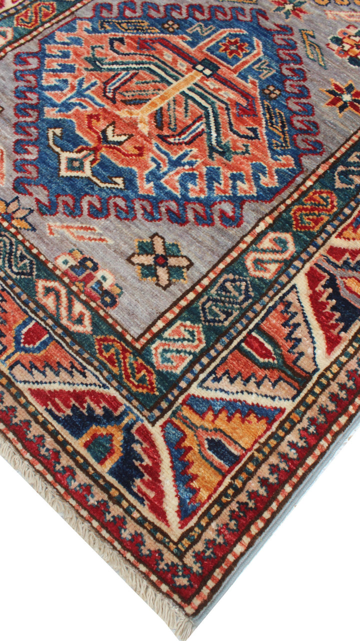 Tribal 3x9 Ft Hand Knotted Runner Rug - Soft Plush Wool Rug - 9 Ft Hallway Runner - Kitchen Runner Rug - Home Decor Rugs-San Francisco Rugs--San Francisco Rugs