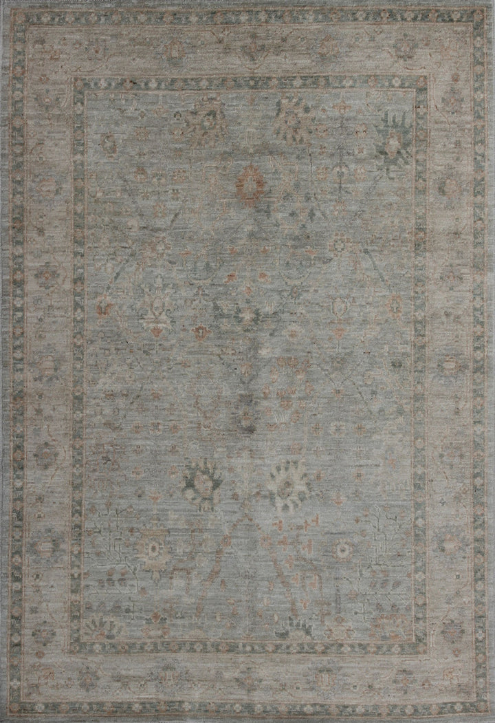 Vintage 5x7 FT Hand Knotted Rug - Soft Wool Rug - Gray Beige Turkish Rug - Area Rug For Office, Dining Room, Living Room, Home Decor Rugs-San Francisco Rugs--San Francisco Rugs
