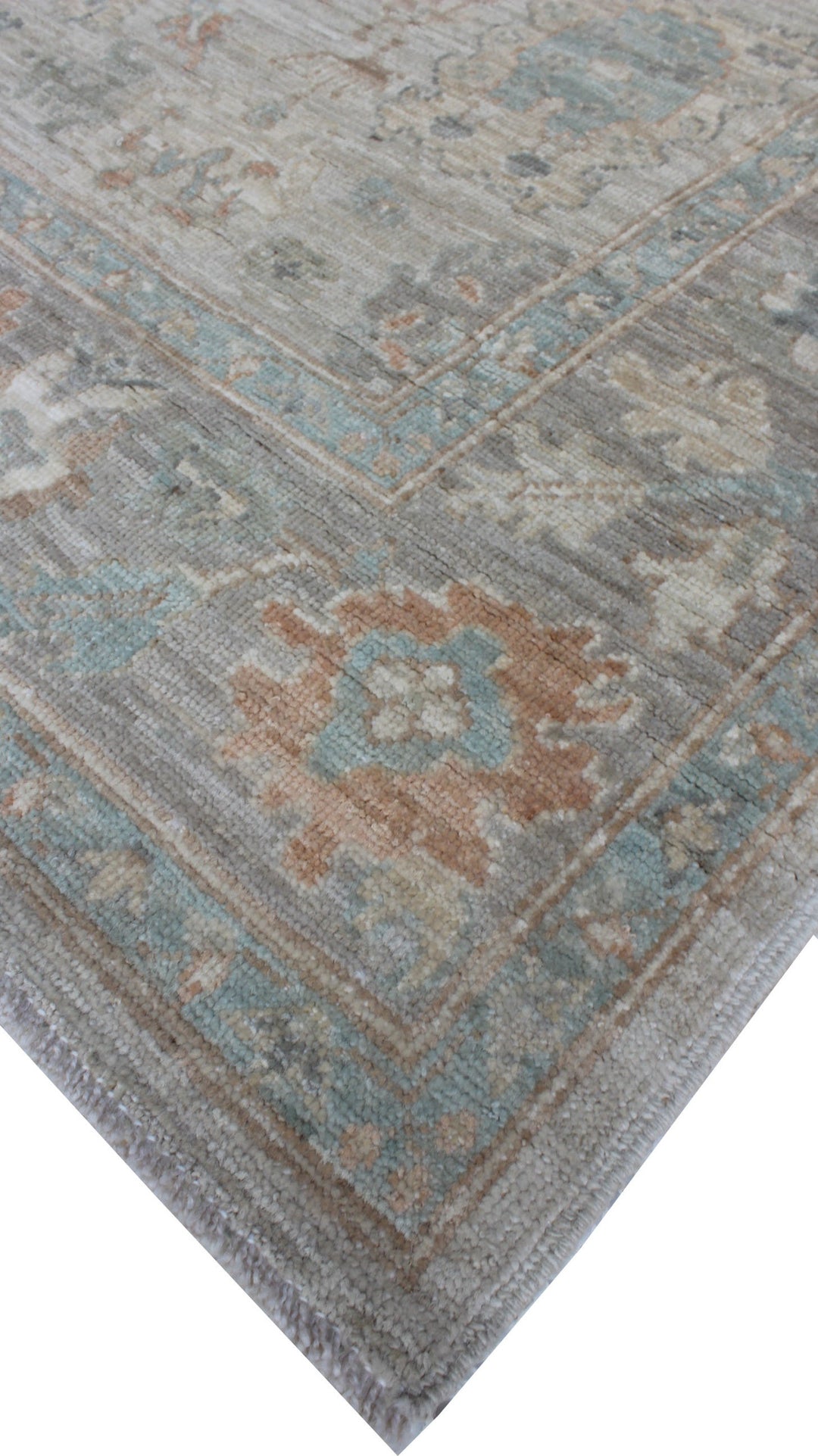 Vintage 4'10x6'6 Ft Turkish Oushak Rug - Hand Knot Soft Wool Rug - Muted Color Rug - 5x7 Office Rug - Home Decor Rug - Small Living Room Rug-San Francisco Rugs--San Francisco Rugs