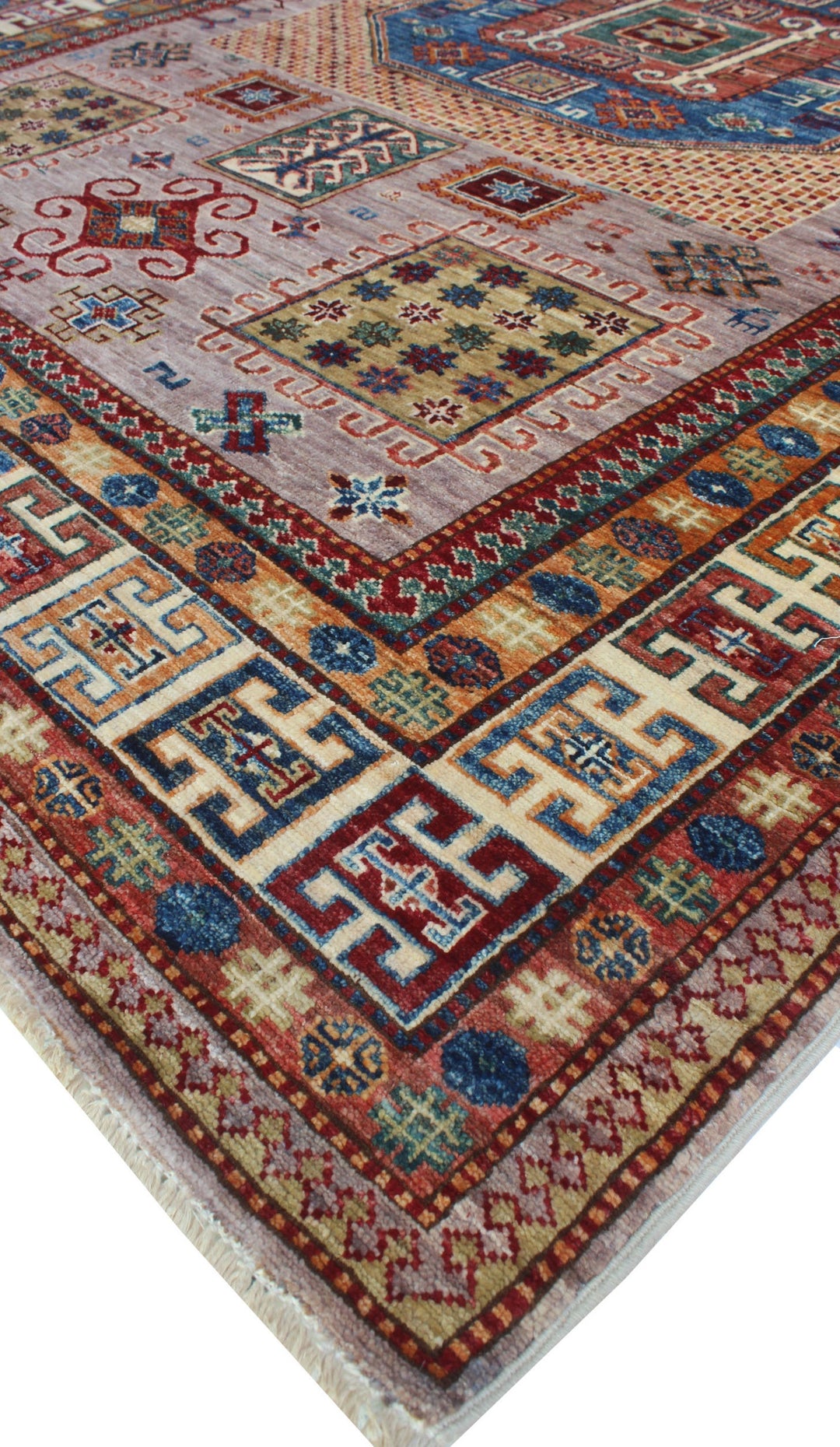 Tribal 5'6x7'10 Ft Hand Knotted Shirvan Rug - Oriental Afghan Rugs - Soft, plush Wool Rug - 6x8 Bedroom Rug - Living Room Rug - Office Rugs-San Francisco Rugs--San Francisco Rugs