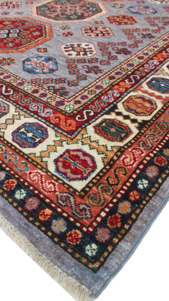 Beautiful 5x7 Ft Hand Knotted Afghan Rug - Tribal Area Rug - Oriental Rug - Plush Wool Rug - Small Office Rug - Living Room Rug - Home Decor-San Francisco Rugs--San Francisco Rugs