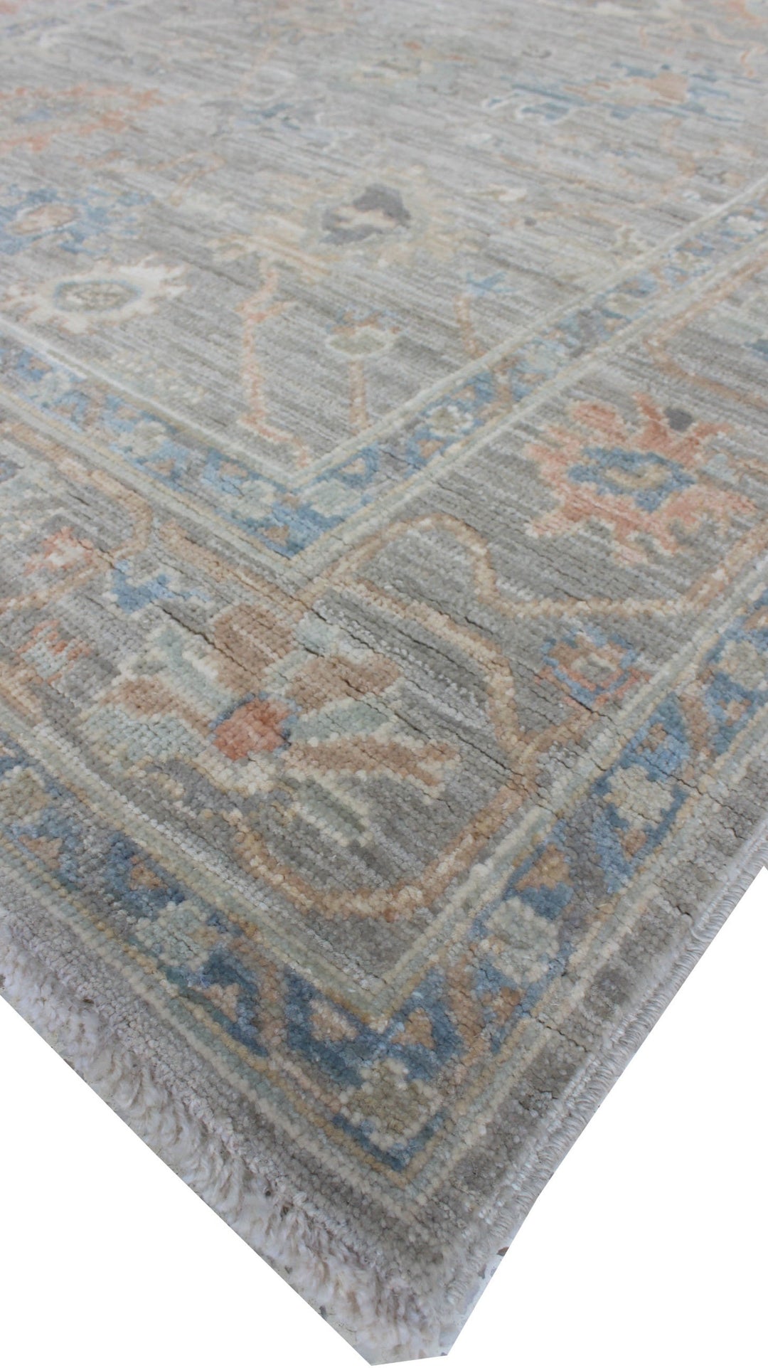 Gray 4x6 Ft Hand Knotted Vintage Rug - Turkish Oushak Rug - Soft, Plush Wool Rug - Tribal Area Rug - 4x6 Entryway Rug - Small Office Rug-San Francisco Rugs--San Francisco Rugs