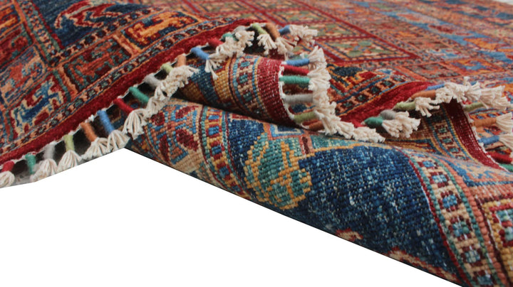 5.7X7.9 ft Hand Knotted Pzyryk Design Animal Print Rug-San Francisco Rugs--San Francisco Rugs