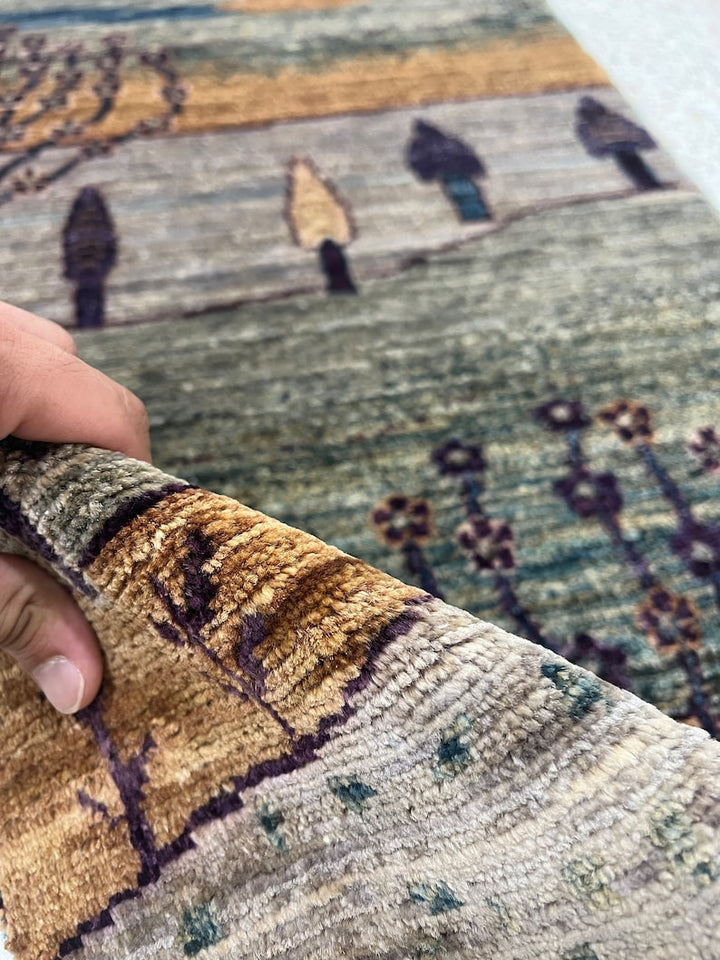 Fine Quality 2x3 Ft Hand Knotted Wool Rug - Afghan Luri Gabbeh Rug - Small Office Rug - Entryway Rug - 2x3 Kitchen Rug - Home Decor Rugs-San Francisco Rugs--San Francisco Rugs
