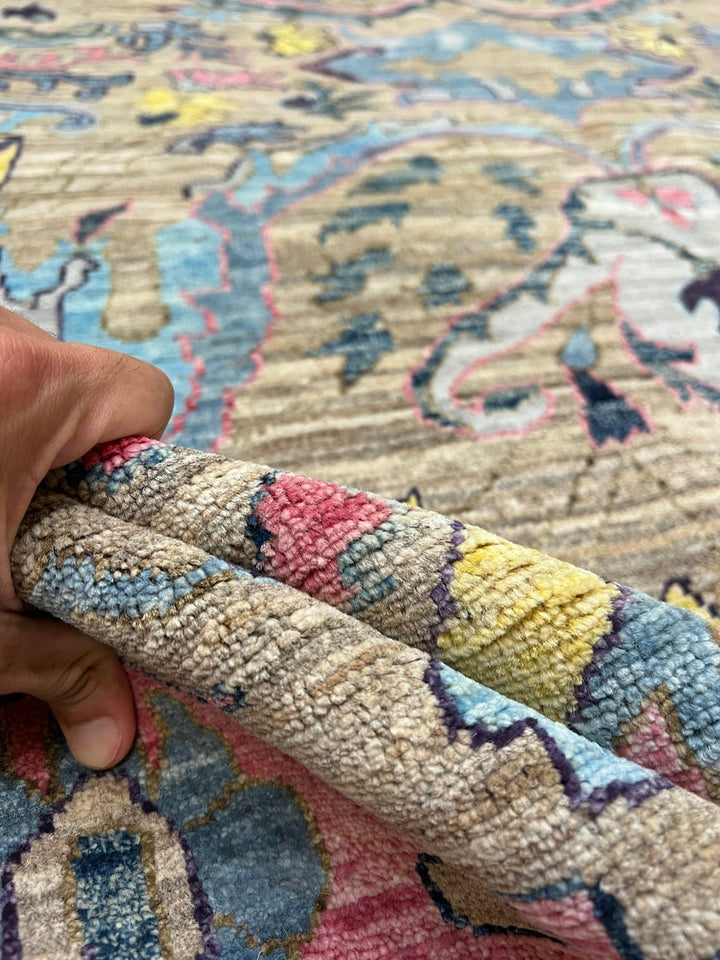 10x14 GREY BIJAR HAND KNOTTED AFGHAN RUG-San Francisco Rugs--San Francisco Rugs