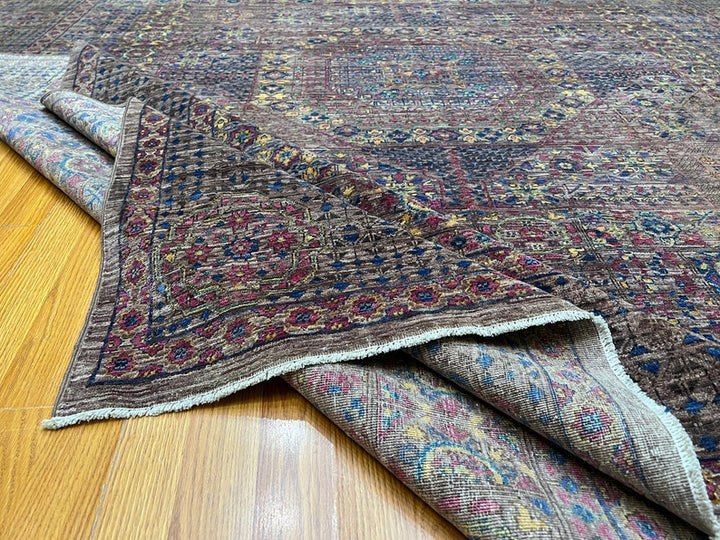 Tribal 8x10 Ft Hand Knotted Mamluk Rug - Purple Medallion Rug - 8x10 Dining Room Rug - Living Room Rug - Bedroom Rug - Home Decor Rugs-San Francisco Rugs--San Francisco Rugs