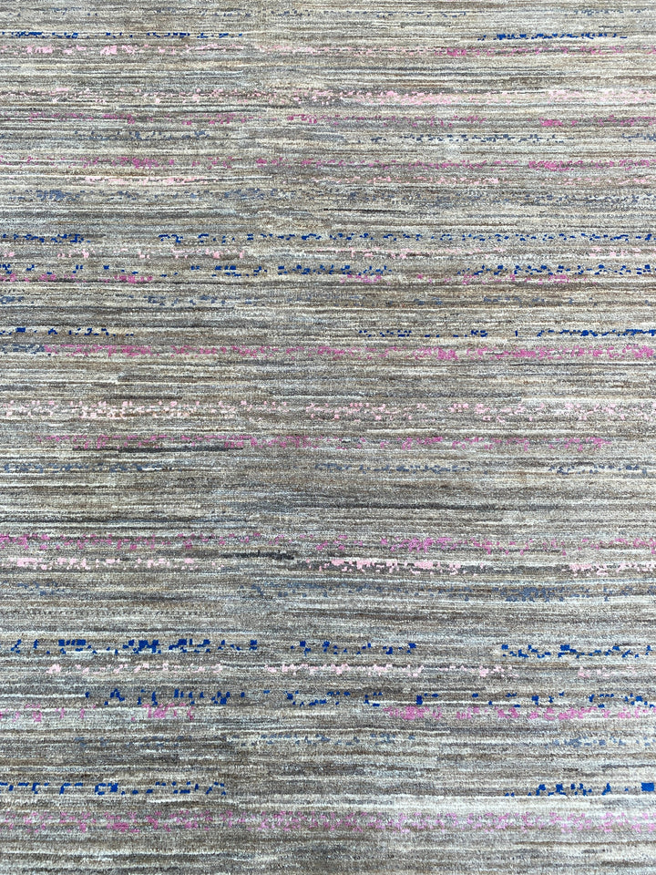 10x14 NATURAL BROWN MODERN HAND KNOTTED RUG-San Francisco Rugs--San Francisco Rugs