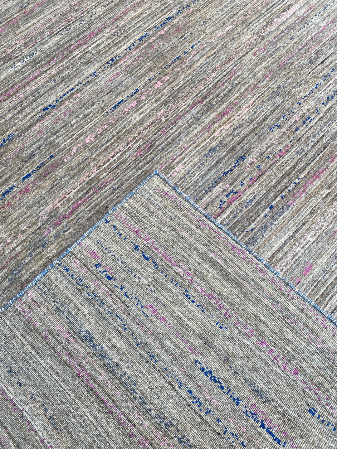 10x14 NATURAL BROWN MODERN HAND KNOTTED RUG-San Francisco Rugs--San Francisco Rugs