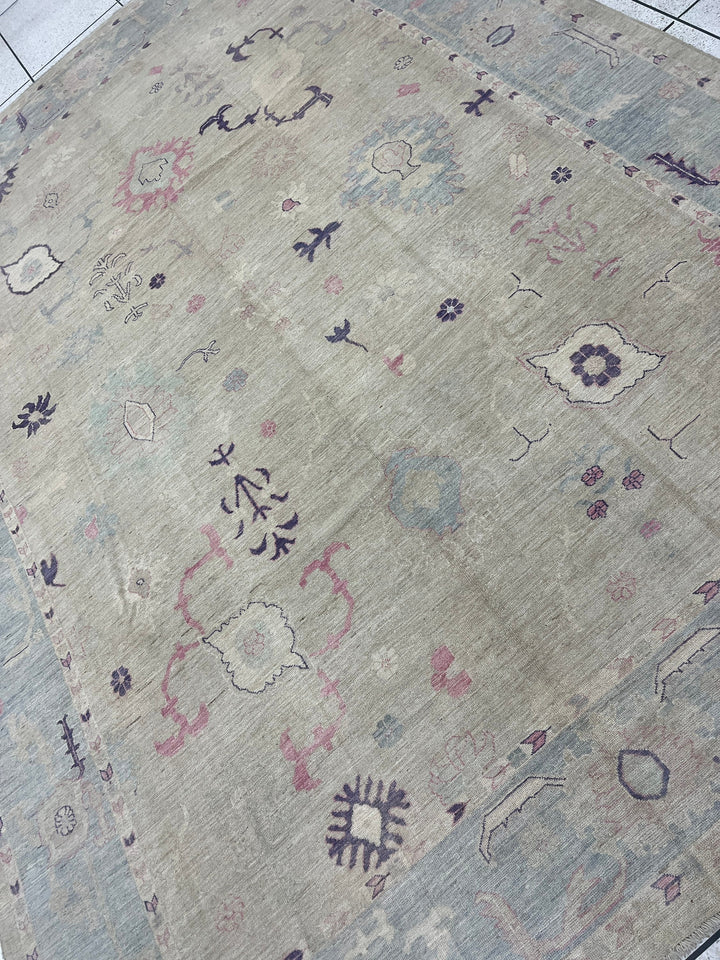 Muted 11x15 Ft Hand Knotted Turkish Rug - Large, Afghan Wool Rugs - 10'7x14'11 Ft Area Rug - Large Rug For Bedroom, Living Room, Office-San Francisco Rugs--San Francisco Rugs