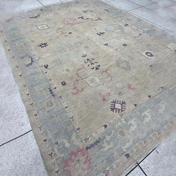 Muted 11x15 Ft Hand Knotted Turkish Rug - Large, Afghan Wool Rugs - 10'7x14'11 Ft Area Rug - Large Rug For Bedroom, Living Room, Office-San Francisco Rugs--San Francisco Rugs