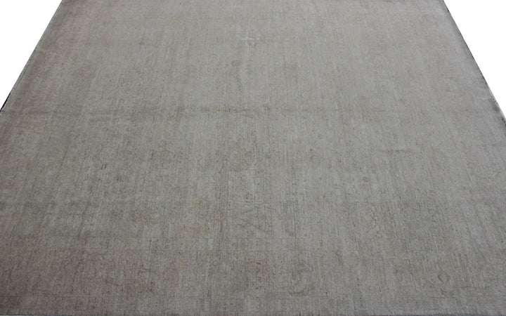8X10 ABSTRACT MUTED BEIGE HIGH QUALITY HAND KNOTTED AFGHAN RUG-San Francisco Rugs--San Francisco Rugs