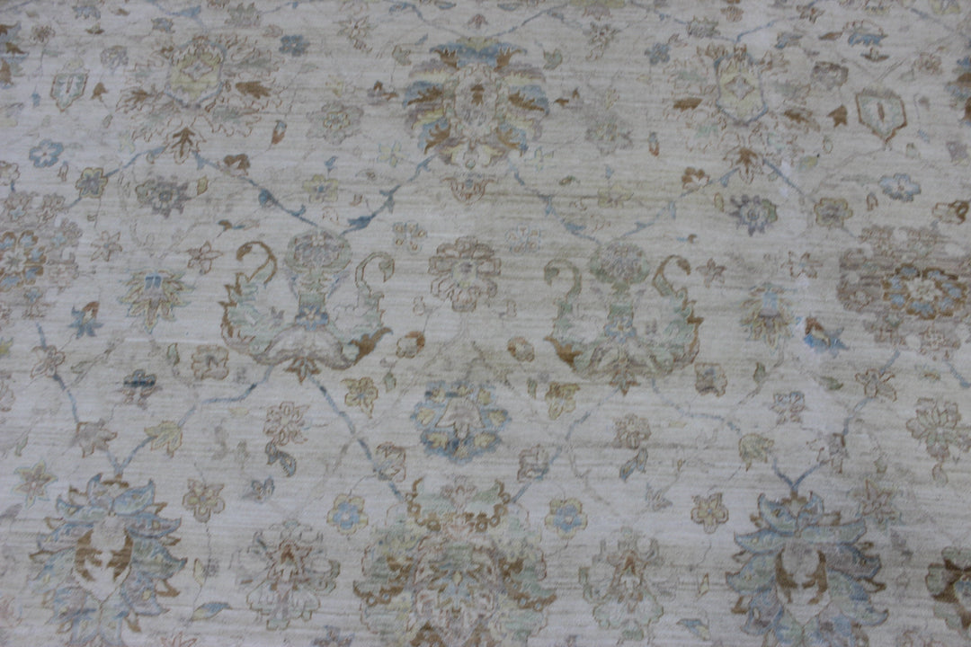 15X22 FT MUTED HAND KNOTTED VINTGE OUSHAK RUG-San Francisco Rugs--San Francisco Rugs