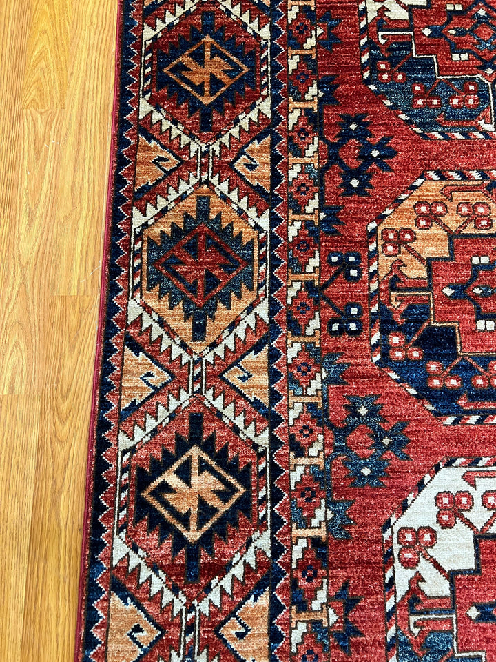 9X12 RED ERSARI HAND KNOTTED ORIENTAL RUG-San Francisco Rugs--San Francisco Rugs