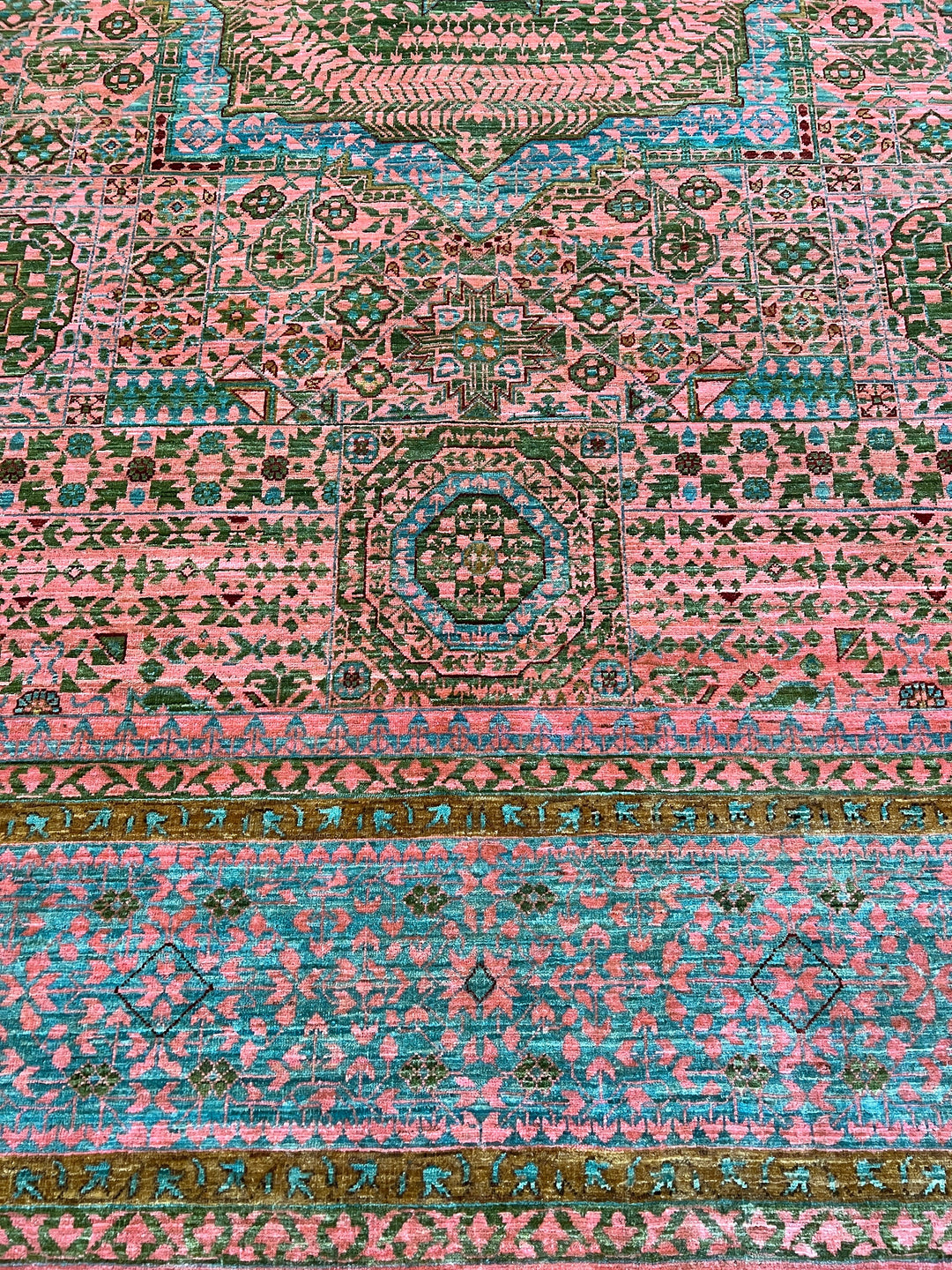 8X10 PINK MAMLUK HIGH QUALITY HAND KNOTTED RUG-San Francisco Rugs--San Francisco Rugs