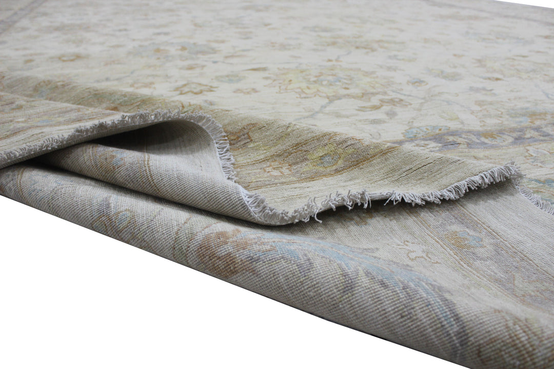 15X22 FT MUTED HAND KNOTTED VINTGE OUSHAK RUG-San Francisco Rugs--San Francisco Rugs
