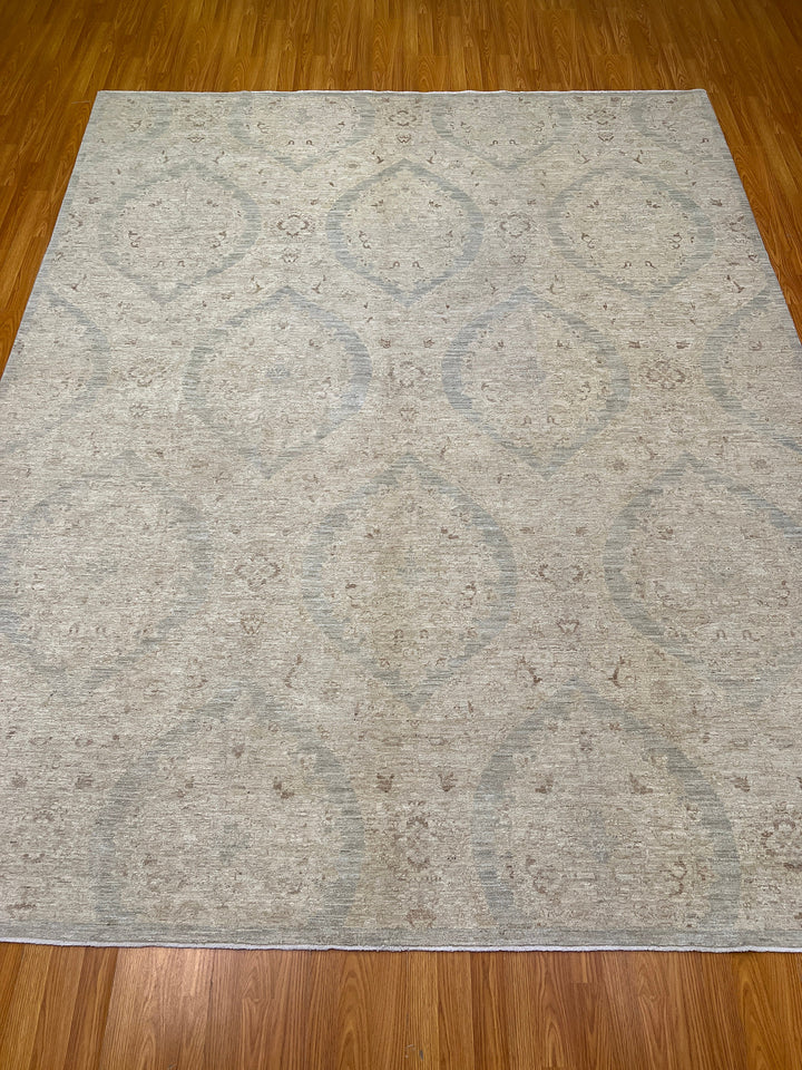 Vintage 8x10 Ft Hand Knotted Wool Rug - Muted Design, Wool Rug - Afghan Area Rug - Designer Bedroom Rug - Living Room Rug - Home Decor Rugs-San Francisco Rugs--San Francisco Rugs