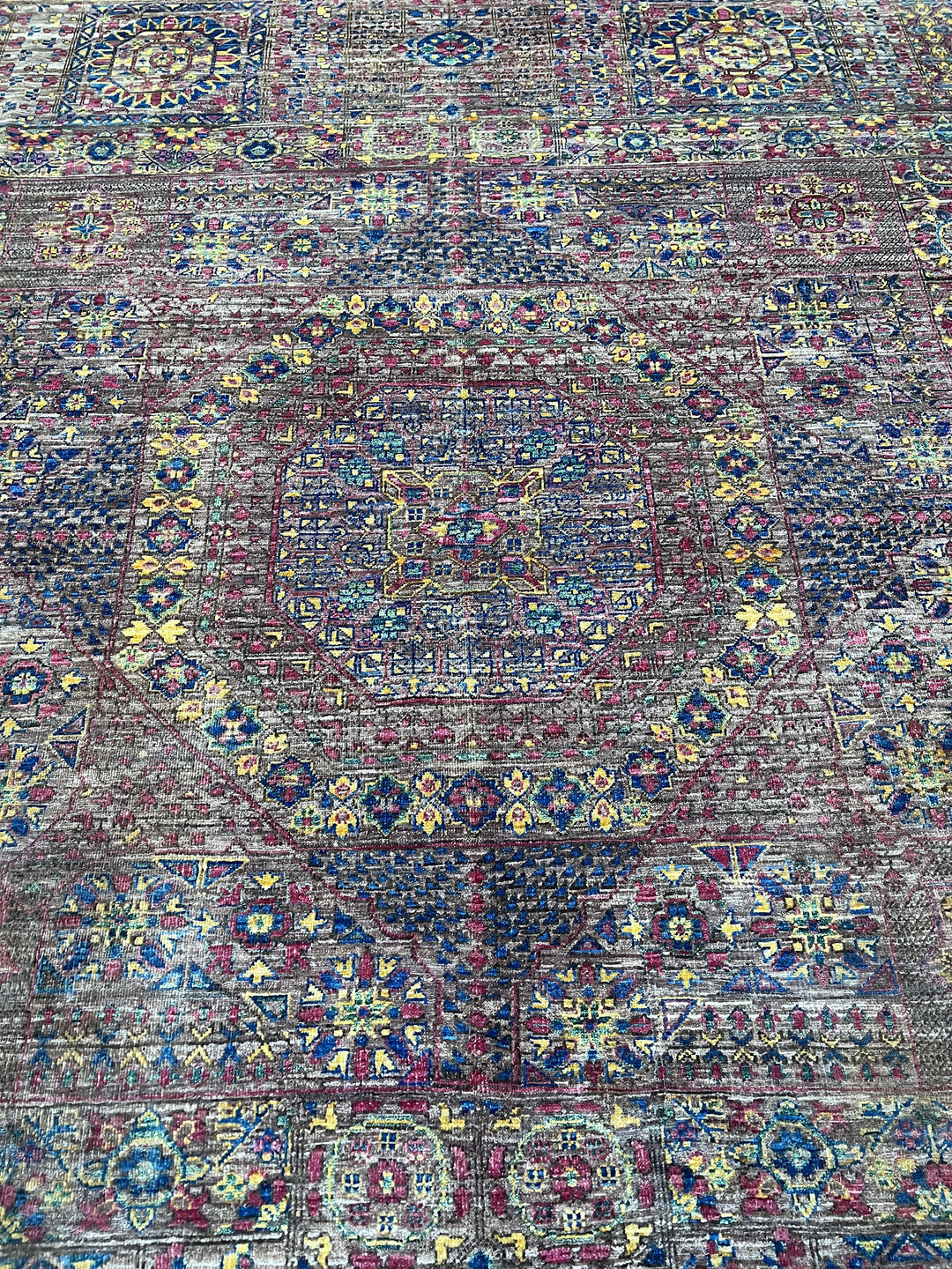 Tribal 8x10 Ft Hand Knotted Mamluk Rug - Purple Medallion Rug - 8x10 Dining Room Rug - Living Room Rug - Bedroom Rug - Home Decor Rugs-San Francisco Rugs--San Francisco Rugs