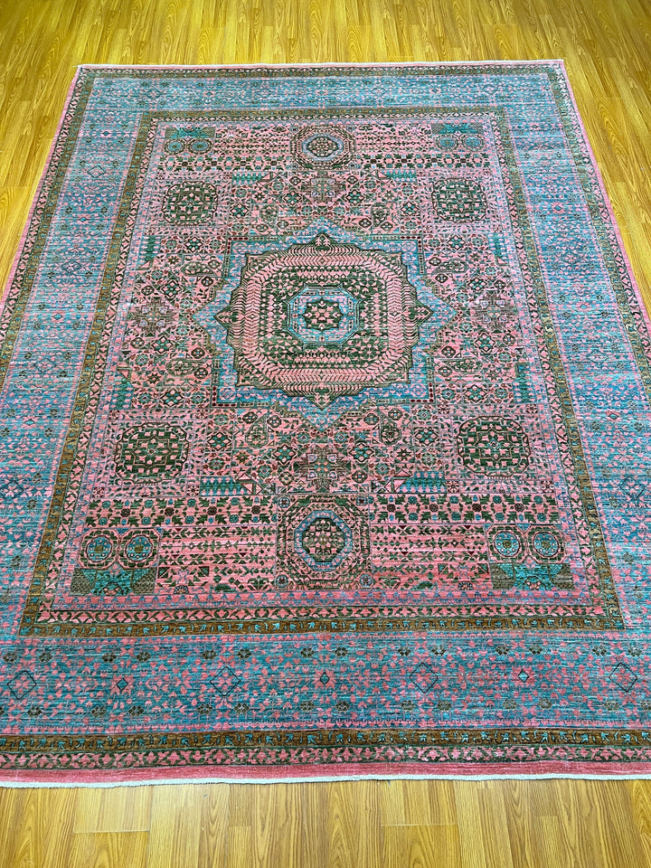 8X10 PINK MAMLUK HIGH QUALITY HAND KNOTTED RUG-San Francisco Rugs--San Francisco Rugs