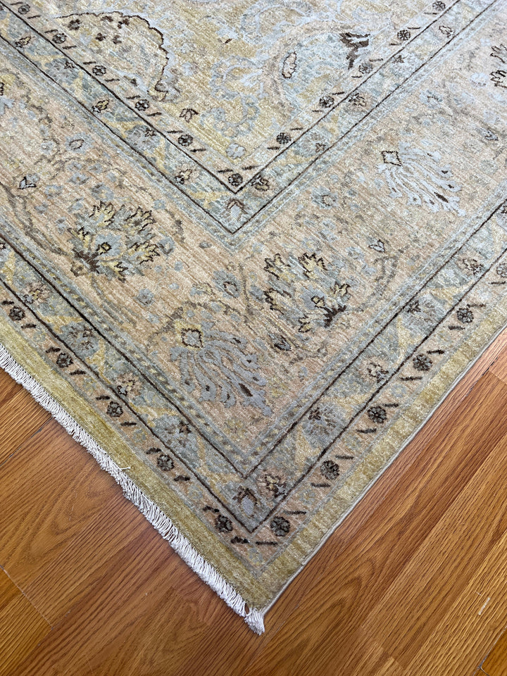 Wool & Silk 8x10 Ft Hand Knotted Rug - Exquisite Design Rug - Afghan Area Rug - Soft Bedroom Rug - Dining Room Rug - Living Room Rugs-San Francisco Rugs--San Francisco Rugs
