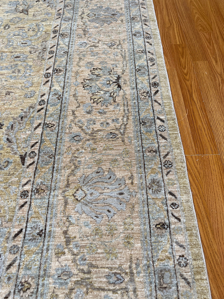 Wool & Silk 8x10 Ft Hand Knotted Rug - Exquisite Design Rug - Afghan Area Rug - Soft Bedroom Rug - Dining Room Rug - Living Room Rugs-San Francisco Rugs--San Francisco Rugs