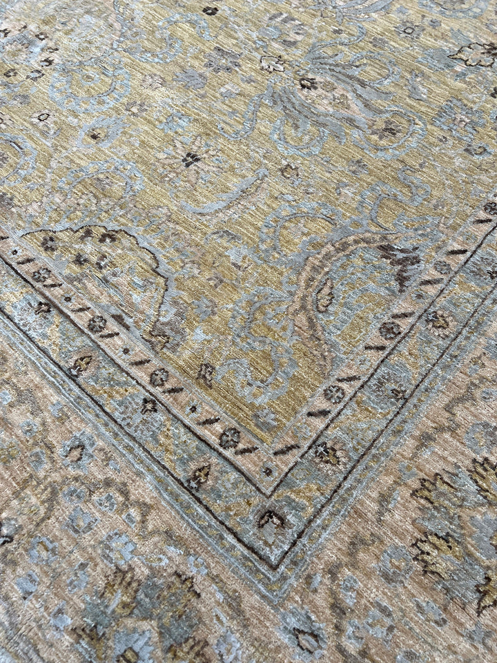 Wool & Silk 8x10 Ft Hand Knotted Rug - Exquisite Design Rug - Afghan Area Rug - Soft Bedroom Rug - Dining Room Rug - Living Room Rugs-San Francisco Rugs--San Francisco Rugs
