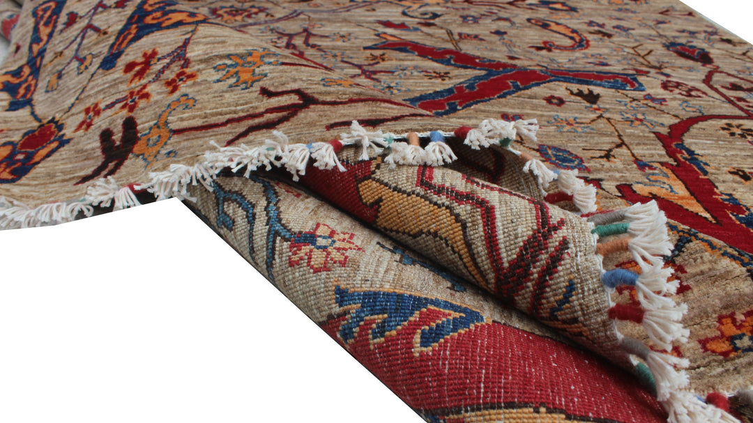 Natural Gray 6x8 Ft Hand Knotted Bidjar Rug - Transitional Area Rug - Afghan Wool Rugs - 6x8 Living Room Rug - Dining Room Rug - Home Decor-San Francisco Rugs--San Francisco Rugs