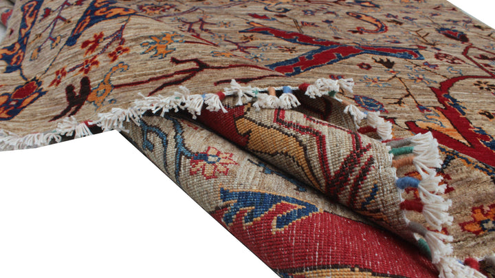 Natural Gray 6x8 Ft Hand Knotted Bidjar Rug - Transitional Area Rug - Afghan Wool Rugs - 6x8 Living Room Rug - Dining Room Rug - Home Decor-San Francisco Rugs--San Francisco Rugs
