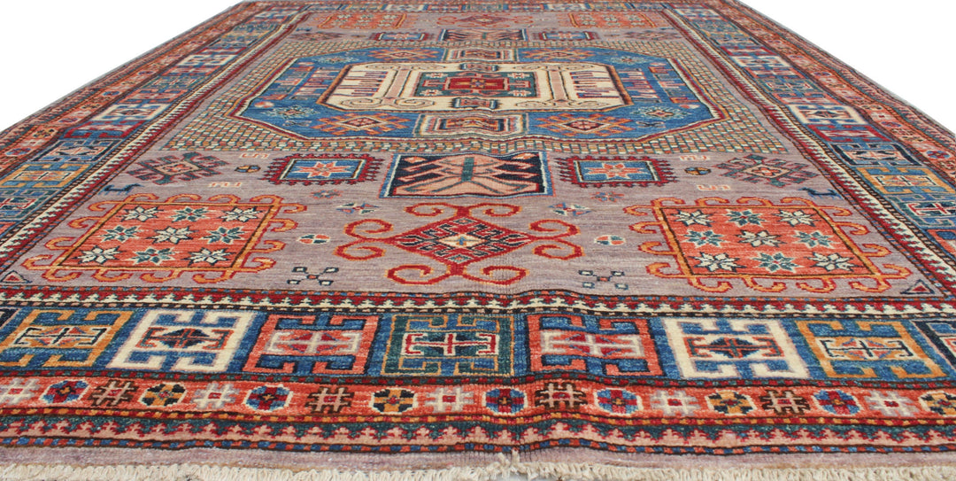 Exquisite 5x7 Ft Hand Knotted Wool Rug - Fine Quality, Afghan Rugs - Plush Soft, Wool Rug - 5x7 Bedroom Rug - Office Rug - Living Room Rug-San Francisco Rugs--San Francisco Rugs