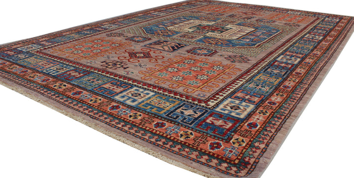 Tribal 6x8 Ft Hand Knotted Afghan Rug - Medallion Rug - Soft Plush Wool Rug - 6x8 Bedroom Rug - Living Room Rug - Office Rug - Home Decor-San Francisco Rugs--San Francisco Rugs