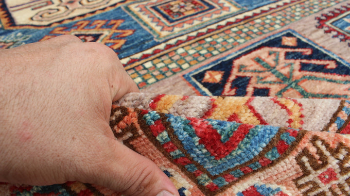 Tribal 6x8 Ft Hand Knotted Afghan Rug - Medallion Rug - Soft Plush Wool Rug - 6x8 Bedroom Rug - Living Room Rug - Office Rug - Home Decor-San Francisco Rugs--San Francisco Rugs