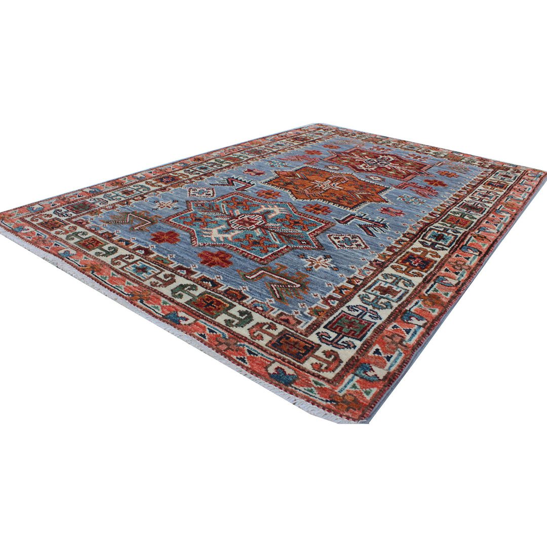 Gray 3x4 Ft Hand knotted Wool Rug -Soft Wool Rug - Tribal Rug - Entryway Rug - Small Kitchen Rug - 3x4 Office Rug - Interior Design Rugs-San Francisco Rugs--San Francisco Rugs