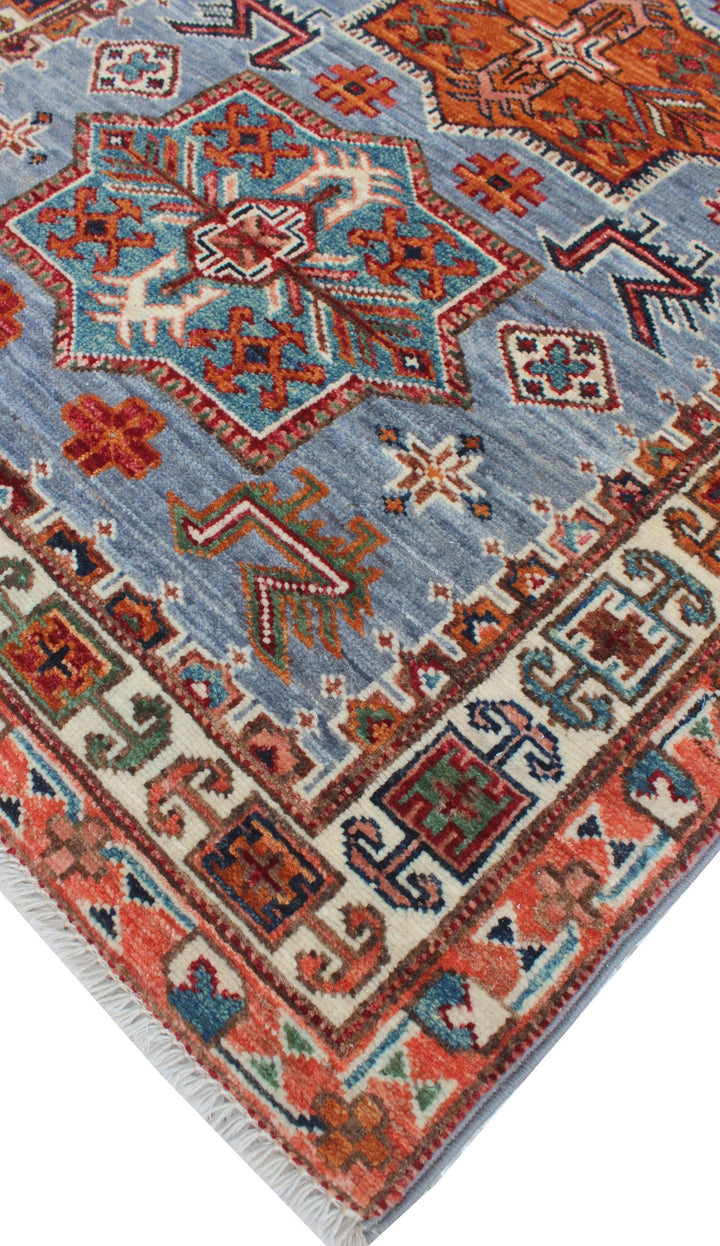Gray 2'9x4'0 ft Hand Knotted Rug - Soft Wool Rug - Tribal Afghan Rug - 3x4 Entryway Rug - Small kitchen Rug - Office Rug - Home Decor Rugs-San Francisco Rugs--San Francisco Rugs