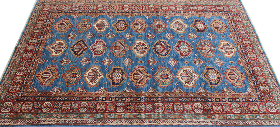 Tribal 6x9 Ft Hand Knotted Tribal Rug - Nomadic Shirvan Rug - Soft Wool Rug - Area Rug For Bedroom, Office, Living Room - Home Decor Rugs-San Francisco Rugs--San Francisco Rugs