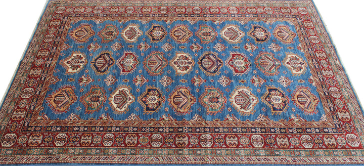 Tribal 6x9 Ft Hand Knotted Tribal Rug - Nomadic Shirvan Rug - Soft Wool Rug - Area Rug For Bedroom, Office, Living Room - Home Decor Rugs-San Francisco Rugs--San Francisco Rugs