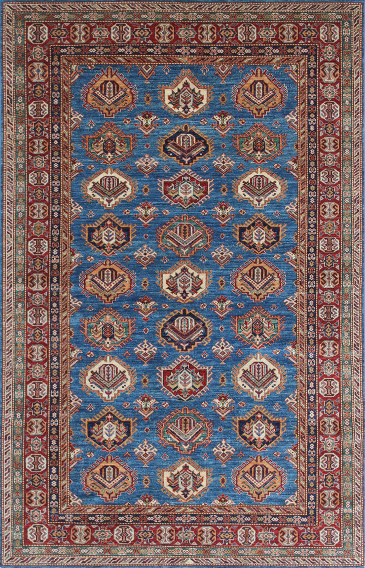 Tribal 6x9 Ft Hand Knotted Tribal Rug - Nomadic Shirvan Rug - Soft Wool Rug - Area Rug For Bedroom, Office, Living Room - Home Decor Rugs-San Francisco Rugs--San Francisco Rugs