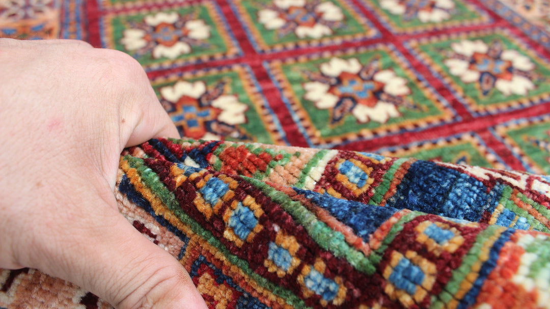 Pazyryk 4x6 Ft Hand Knotted Wool Rug - Tribal Wool Rug - 4x6 Entryway Rug - Kitchen Rug - Small Living Room, Bedroom Rug - Home Decor Rugs-San Francisco Rugs--San Francisco Rugs