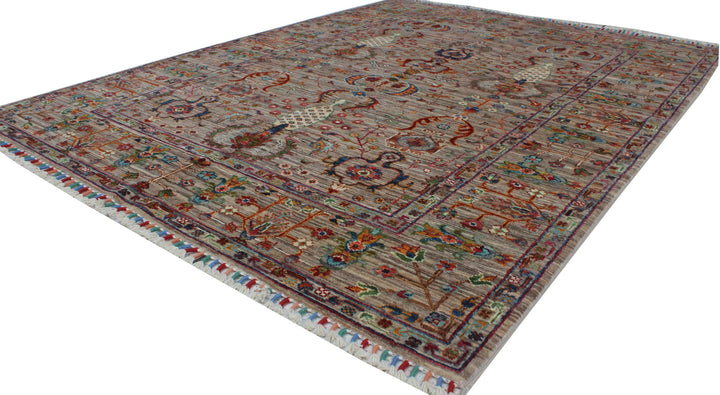 Natural Gray 5x7 Ft Hand Knotted Wool Rug - Afghan Area Rug - Soft Wool Rug - Small Area Rug For Office, Bedroom, Living Room - Home Decors-San Francisco Rugs--San Francisco Rugs