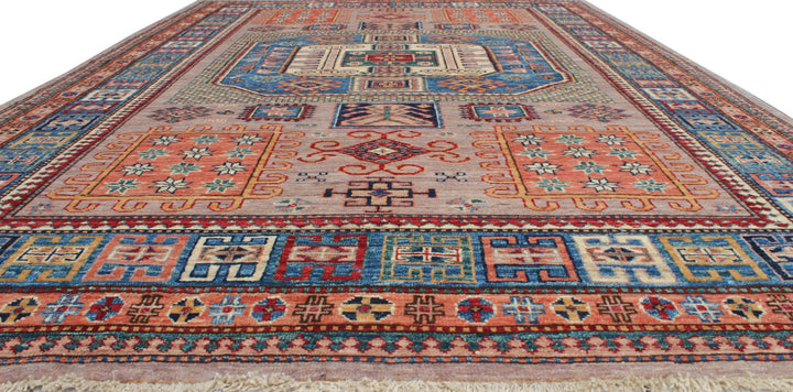 Tribal 6x8 Ft Hand Knotted Afghan Rug - Medallion Rug - Soft Plush Wool Rug - 6x8 Bedroom Rug - Living Room Rug - Office Rug - Home Decor-San Francisco Rugs--San Francisco Rugs
