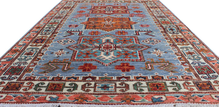 Gray 3x4 Ft Hand knotted Wool Rug -Soft Wool Rug - Tribal Rug - Entryway Rug - Small Kitchen Rug - 3x4 Office Rug - Interior Design Rugs-San Francisco Rugs--San Francisco Rugs