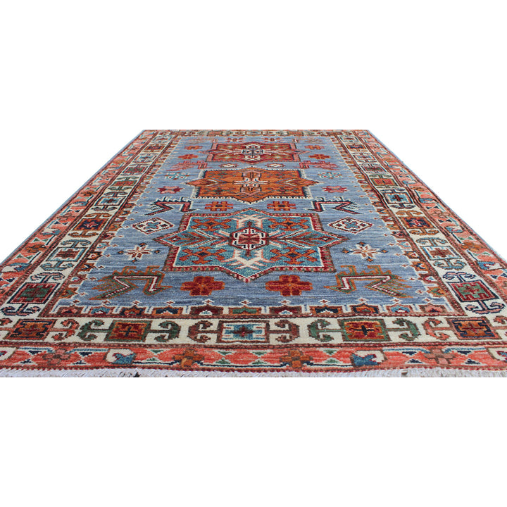 Gray 2'9x4'0 ft Hand Knotted Rug - Soft Wool Rug - Tribal Afghan Rug - 3x4 Entryway Rug - Small kitchen Rug - Office Rug - Home Decor Rugs-San Francisco Rugs--San Francisco Rugs