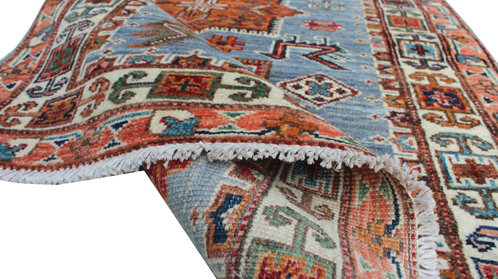 Gray 2'9x4'0 ft Hand Knotted Rug - Soft Wool Rug - Tribal Afghan Rug - 3x4 Entryway Rug - Small kitchen Rug - Office Rug - Home Decor Rugs-San Francisco Rugs--San Francisco Rugs